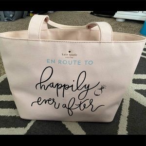 Kate Spade Honeymoon Wedding Tote Bag